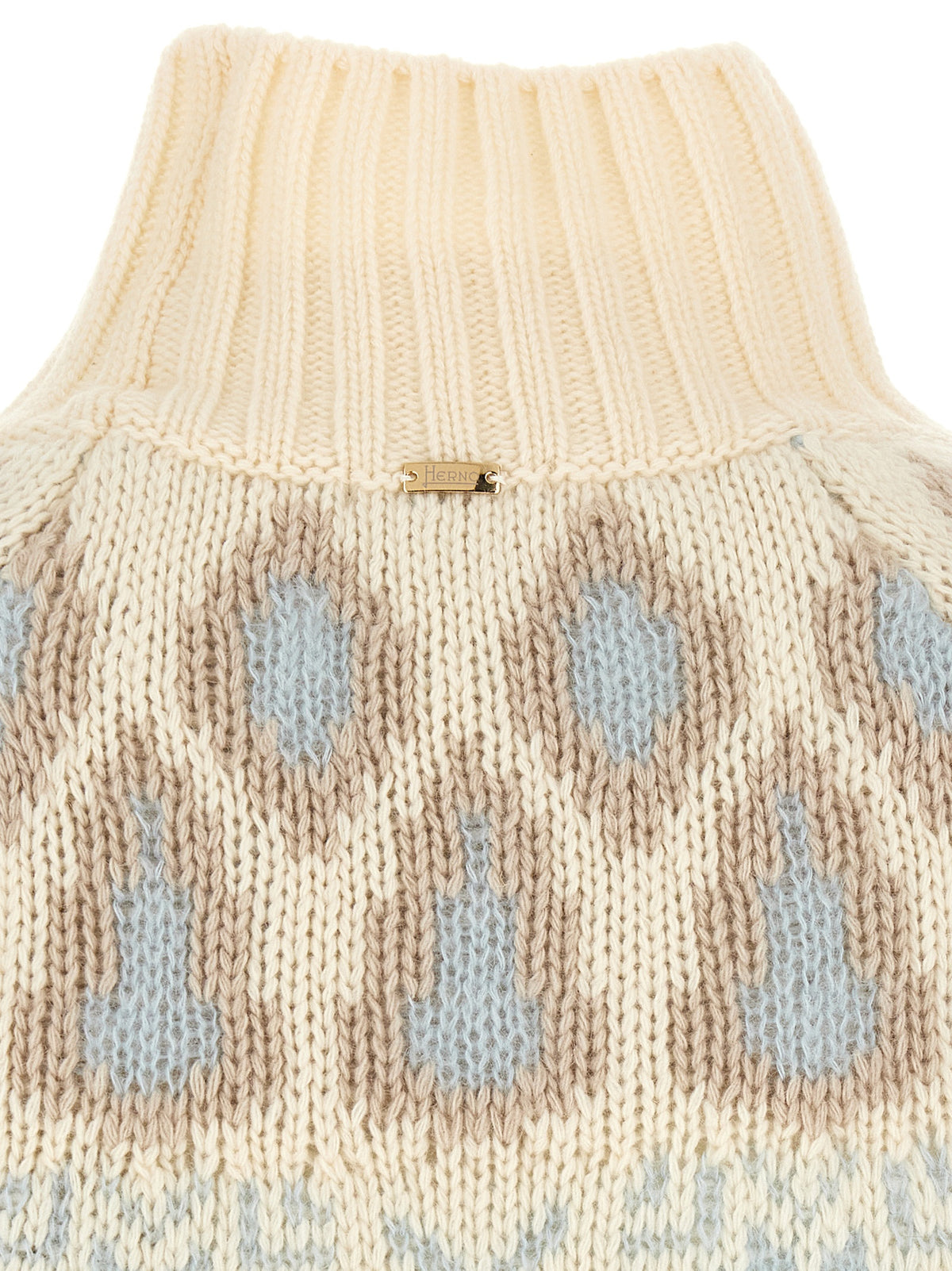 HERNO Herno Women Wool And Cashmere Sweater With Intarsia