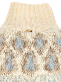 HERNO Herno Women Wool And Cashmere Sweater With Intarsia