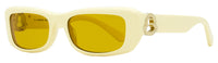 Moncler Minuit Sunglasses ML0245 25E Ivory/Gold 55mm Ivory Gold