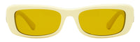 Moncler Minuit Sunglasses ML0245 25E Ivory/Gold 55mm