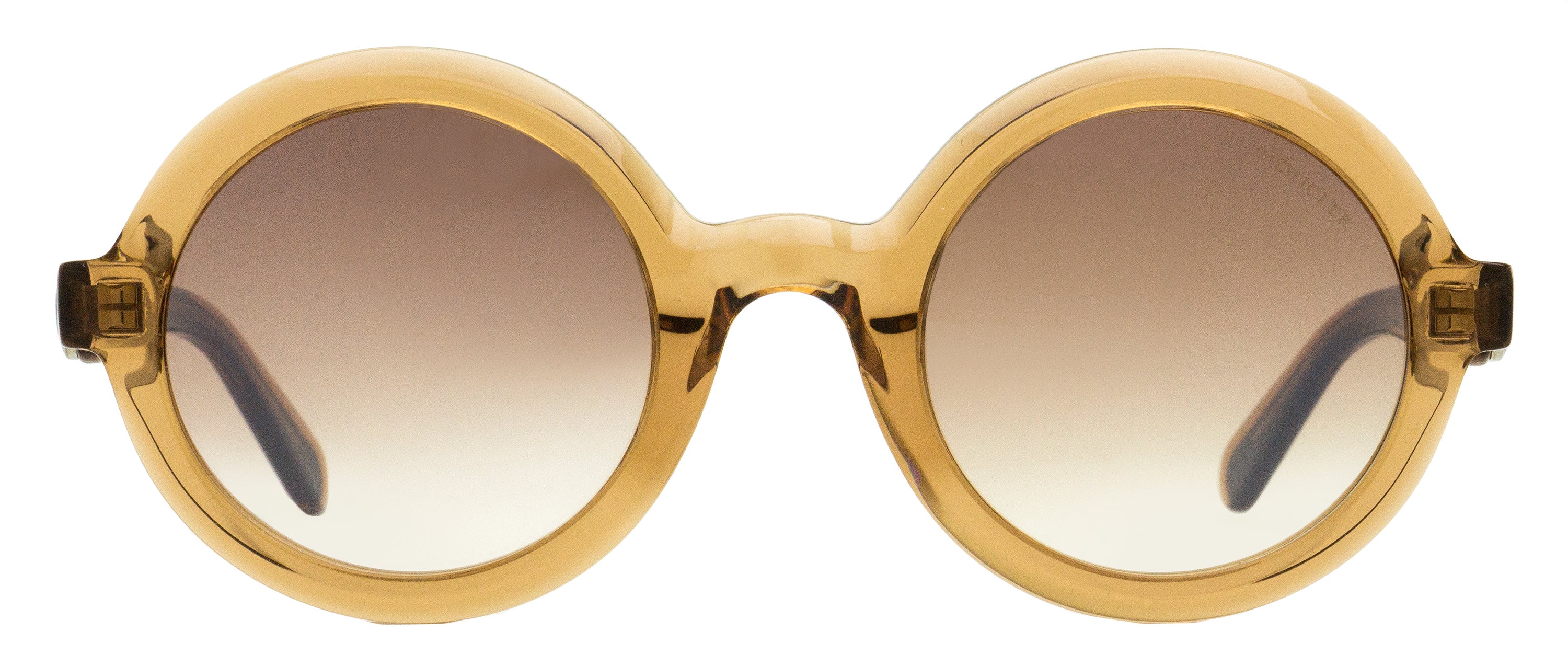 Moncler Orbit Sunglasses ML0261 57G Transparent Brown 50mm – Bluefly