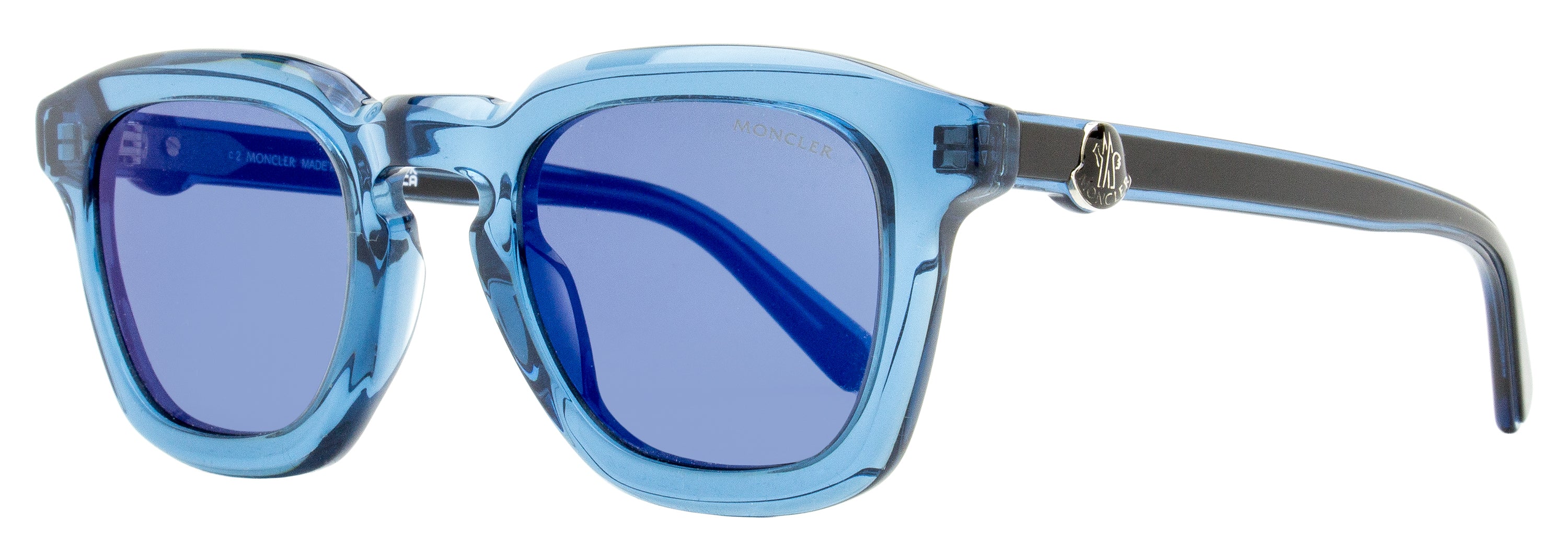 Moncler Gradd Sunglasses ML0262 90X Transparent Blue 50mm Transparent Blue