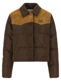 Miu Miu Women Pongé Tec Down Jacket