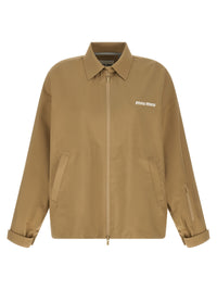 Miu Miu Women Tech Canvas Windbreaker