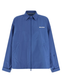 Miu Miu Women Tech Canvas Windbreaker