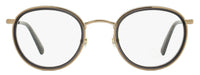 Moncler Oval Eyeglasses ML5153 001 Bronze/Gray 49mm
