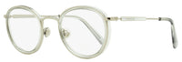 Moncler Oval Eyeglasses ML5153 020 Palladium/Crystal 49mm Palladium Crystal