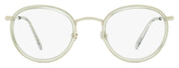 Moncler Oval Eyeglasses ML5153 020 Palladium/Crystal 49mm