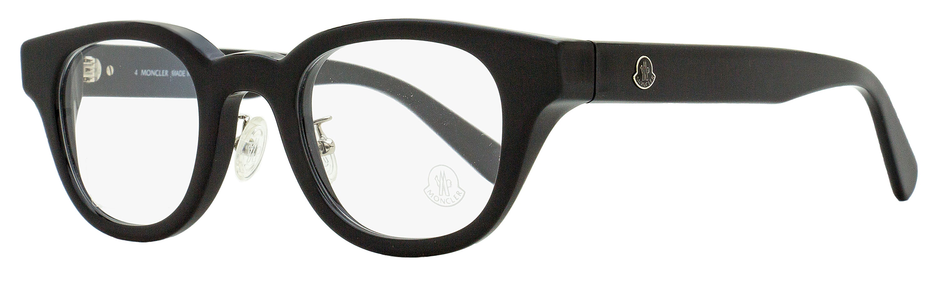 Moncler Alternative Fit Eyeglasses ML5157D 001 Black 46mm Black