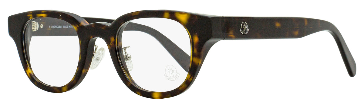 Moncler Alternative Fit Eyeglasses ML5157D 052 Havana 46mm Havana