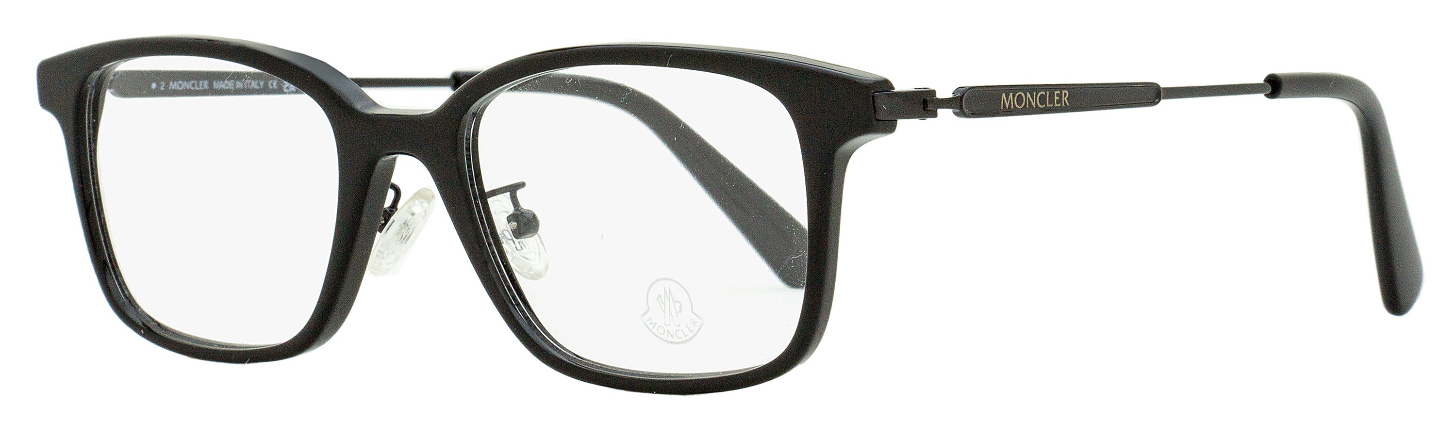 Moncler Alternative Fit Eyeglasses ML5160D 001 Black 51mm Black