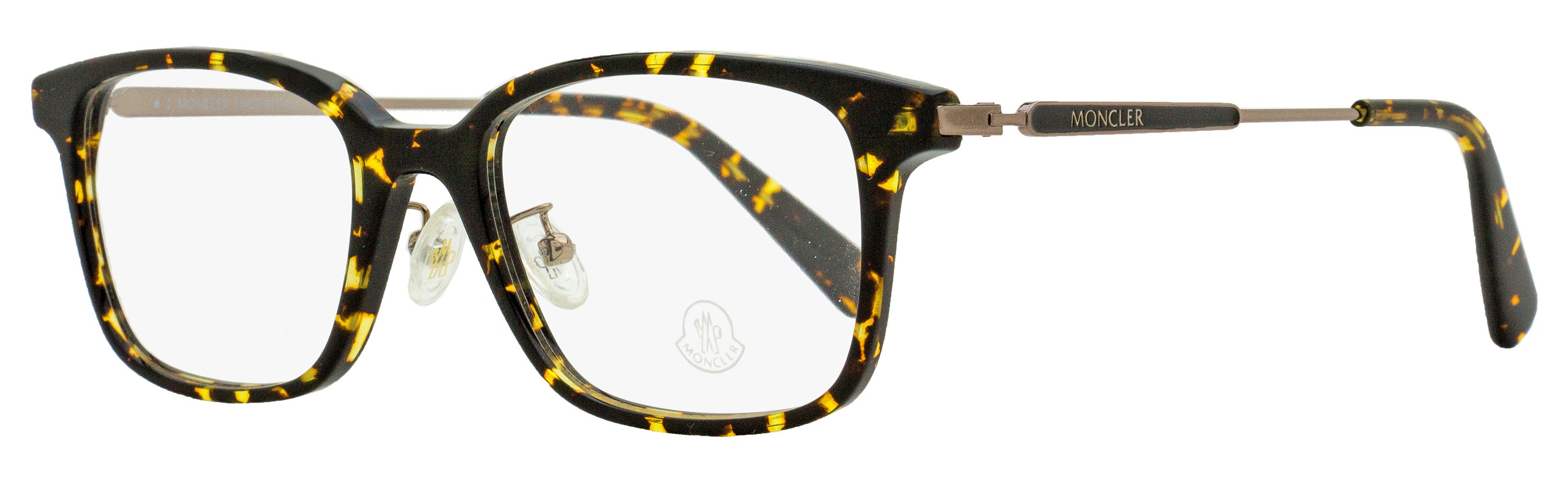 Moncler Alternative Fit Eyeglasses ML5160D 052 Havana 51mm Havana