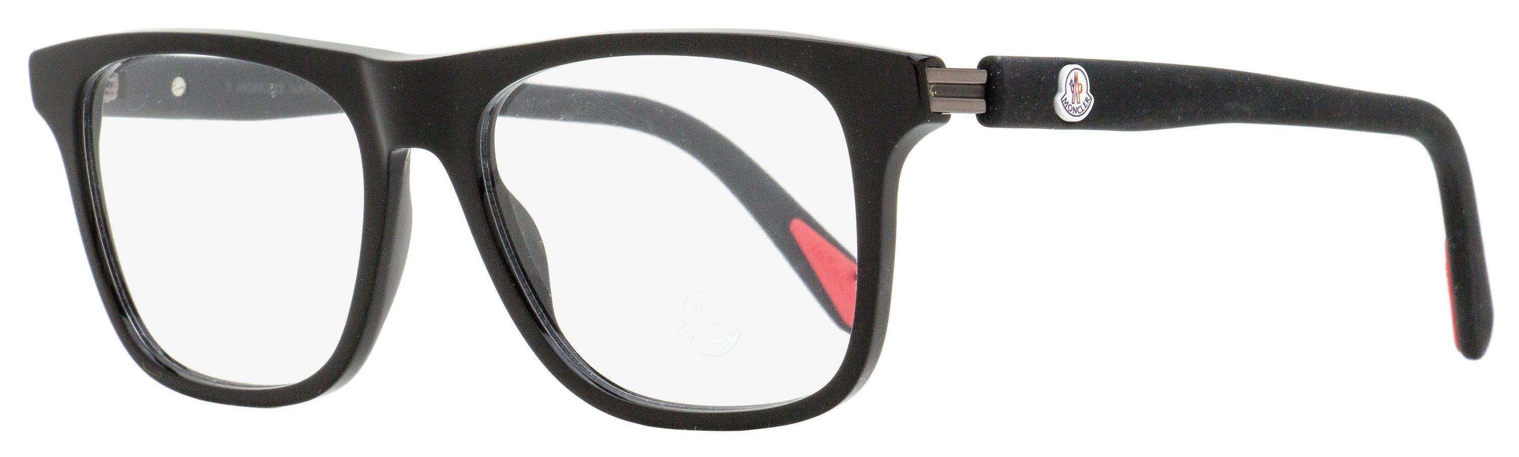 Moncler Rectangular Eyeglasses ML5161 001 Black 54mm Black