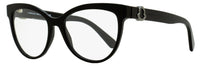 Moncler Cat Eye Eyeglasses ML5166 001 Black 53mm Black