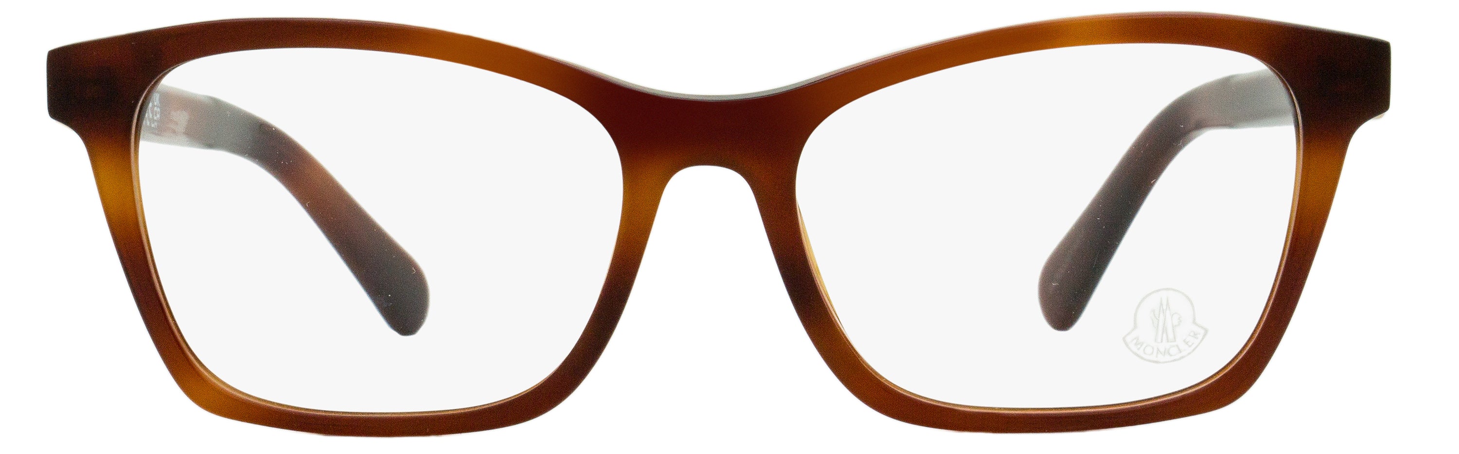 Moncler Rectangular Eyeglasses ML5168 054 Red Havana 53mm – Bluefly