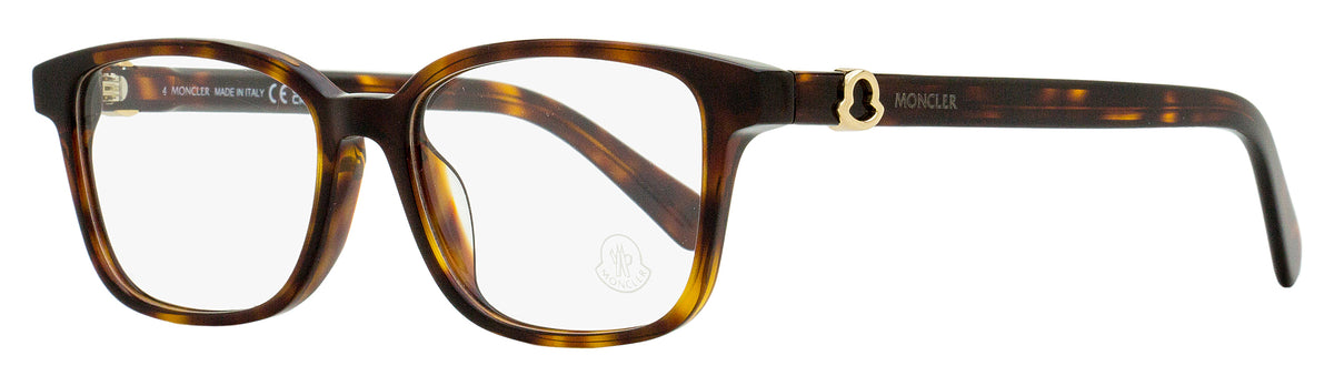 Moncler Rectangular Eyeglasses ML5169D 052 Havana 52mm Havana