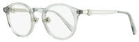 Moncler Round Eyeglasses ML5175H 020 Transparent Gray 49mm Transparent Gray