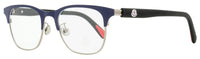 Moncler Rectangular Eyeglasses ML5193H 090 Blue /Black 51mm Blue Black