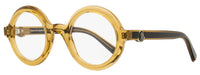 Moncler Round Eyeglasses ML5194 045 Transparent Brown 48mm Transparent Brown