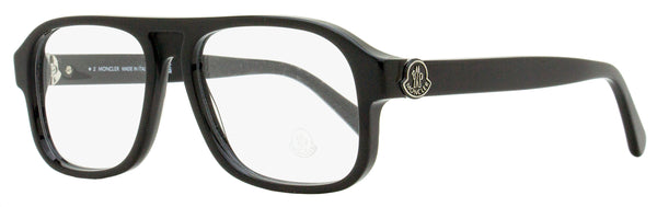 Moncler Rectangular Eyeglasses ML5198 001 Black 54mm – Bluefly