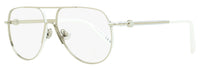 Moncler Pilot Eyeglasses ML5202 016 Palladium/Ivory 56mm Palladium Ivory
