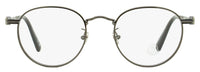 Moncler Oval Eyeglasses ML5204H 008 Gunmetal/Black 48mm