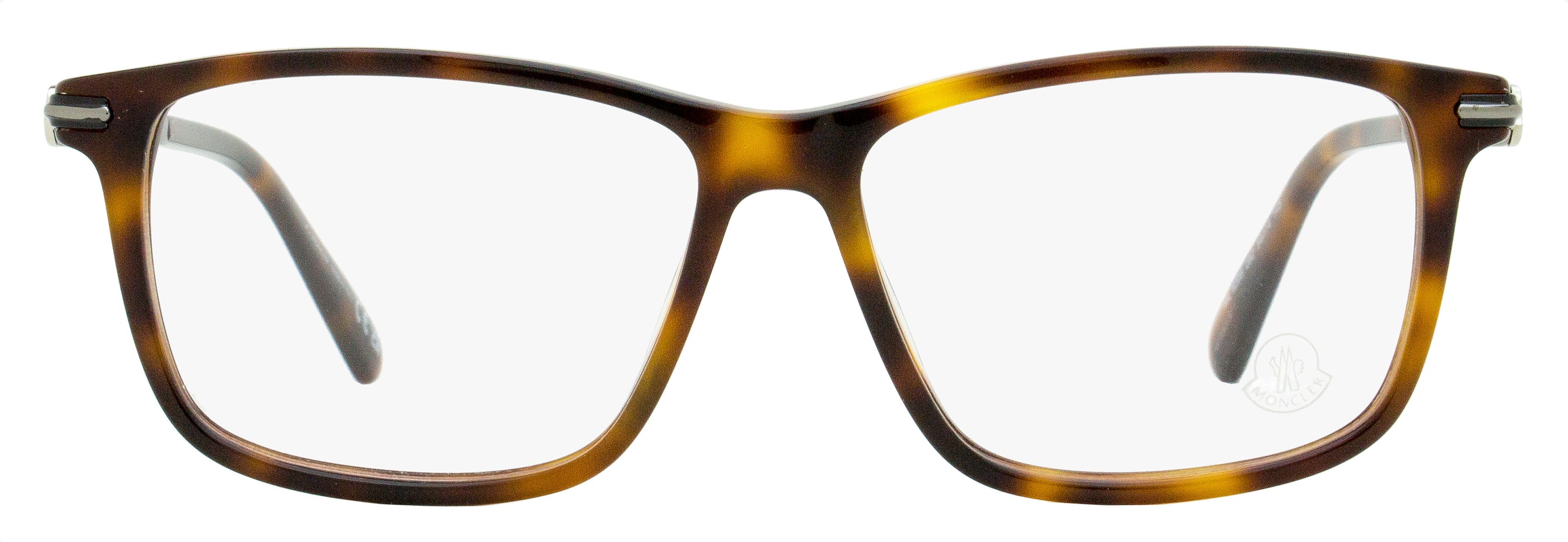 Moncler Rectangular Eyeglasses ML5205 052 Havana 54mm – Bluefly