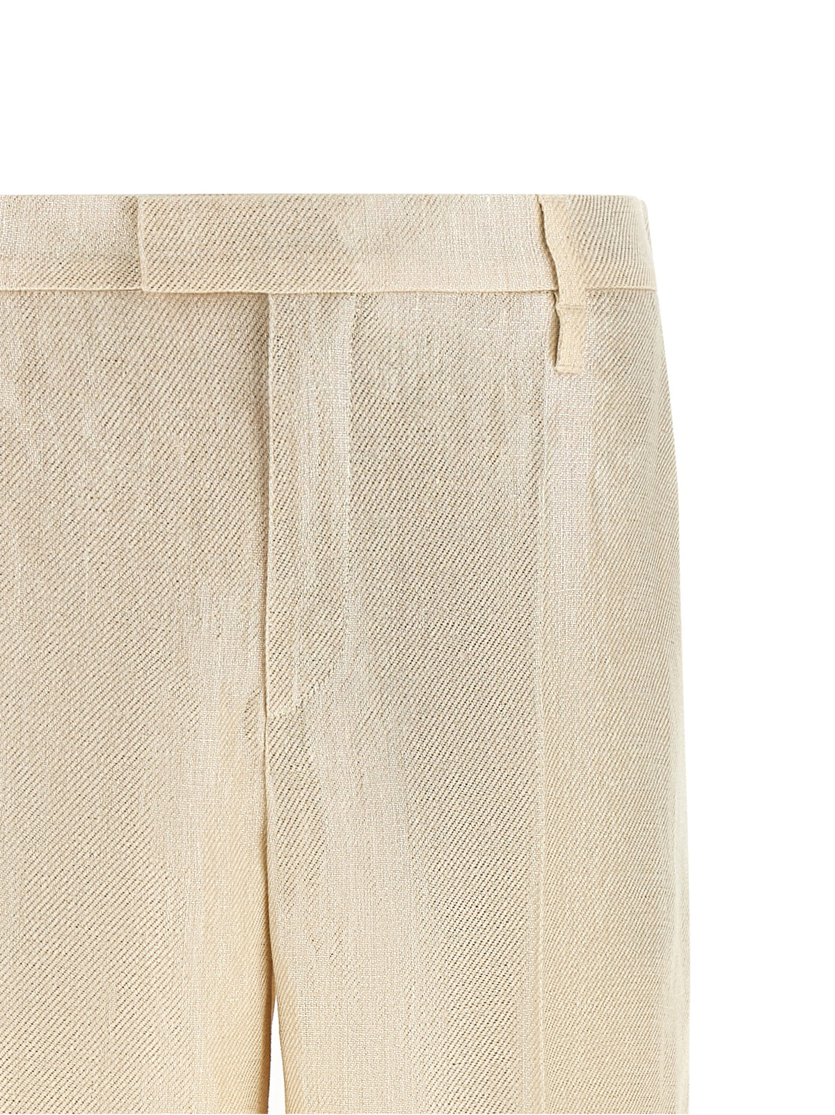 Brunello Cucinelli Women Lamé Linen Pants