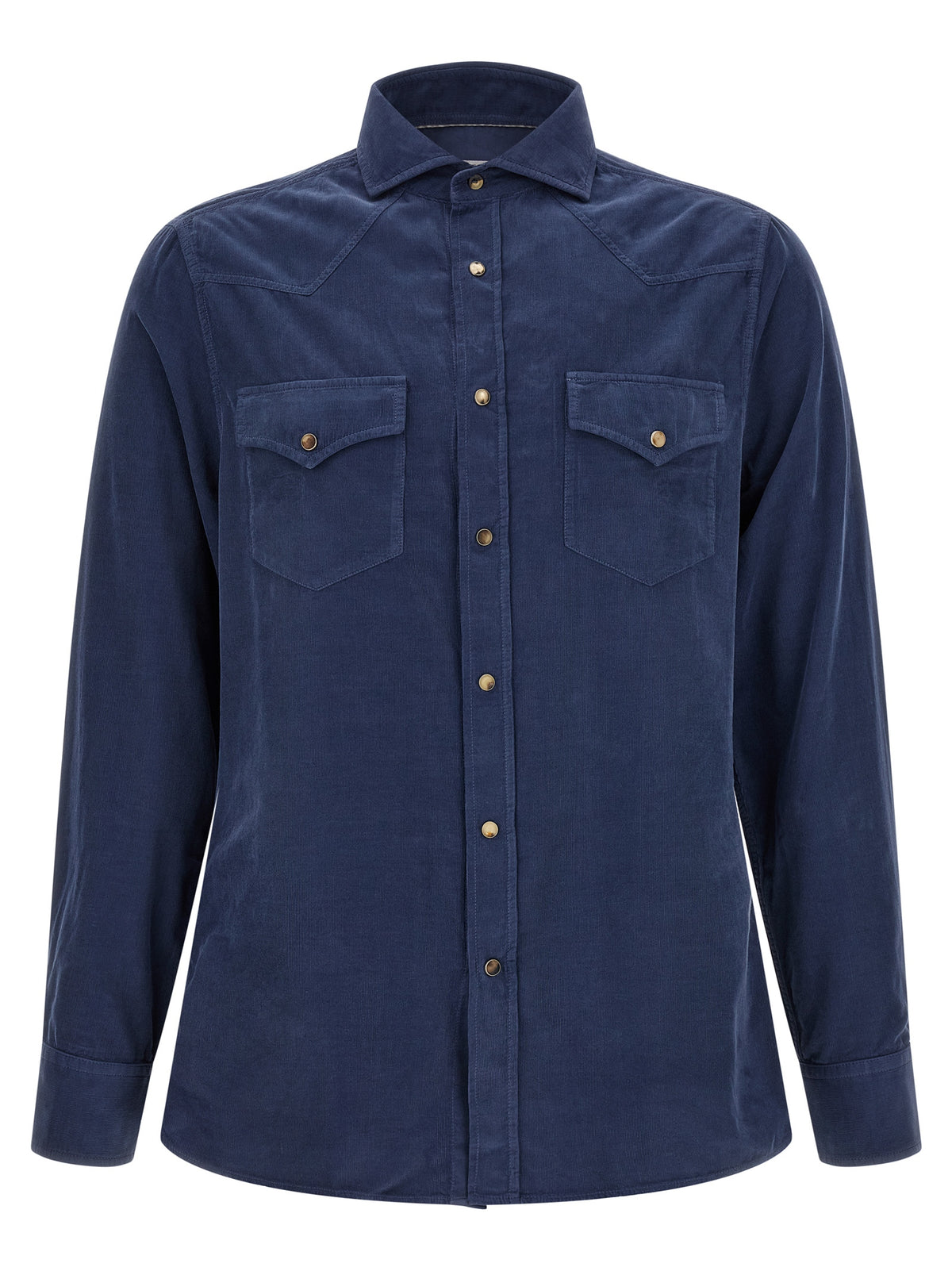 Brunello Cucinelli Men Corduroy Shirt