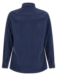 Brunello Cucinelli Men Corduroy Shirt