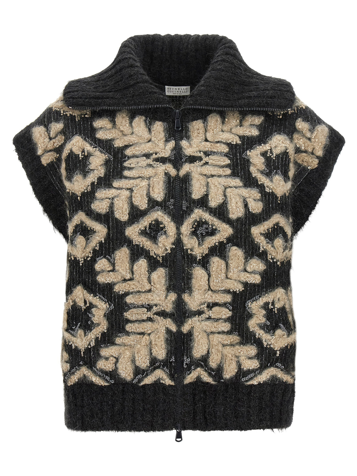 Brunello Cucinelli Women Sequin Intarsia Cardigan