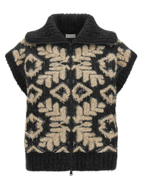Brunello Cucinelli Women Sequin Intarsia Cardigan