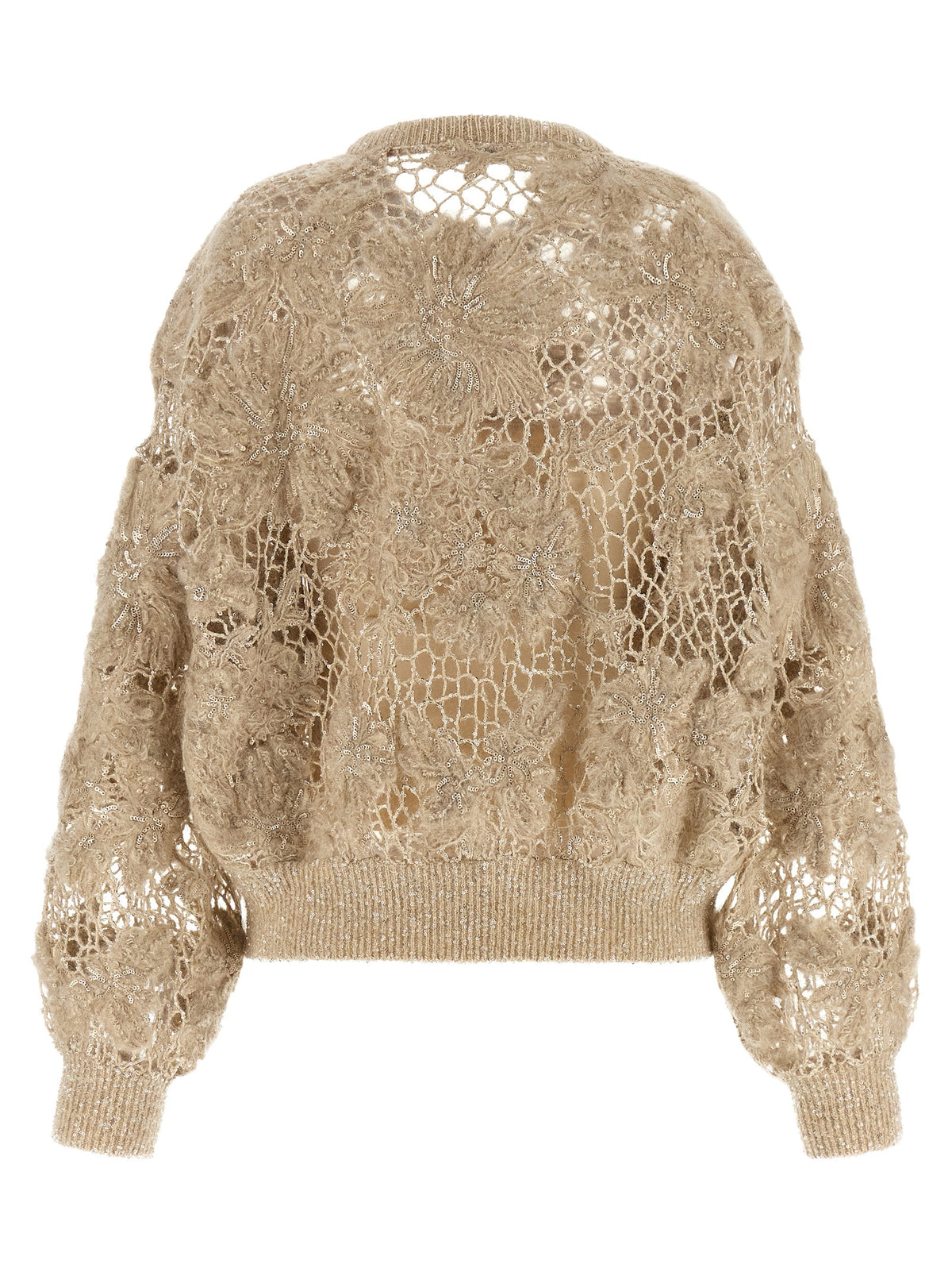 Brunello Cucinelli Women 'Whispering Bloom Embroidery' Sweater