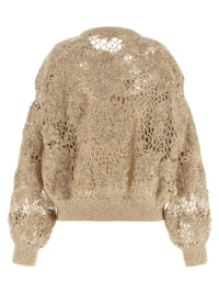 Brunello Cucinelli Women 'Whispering Bloom Embroidery' Sweater