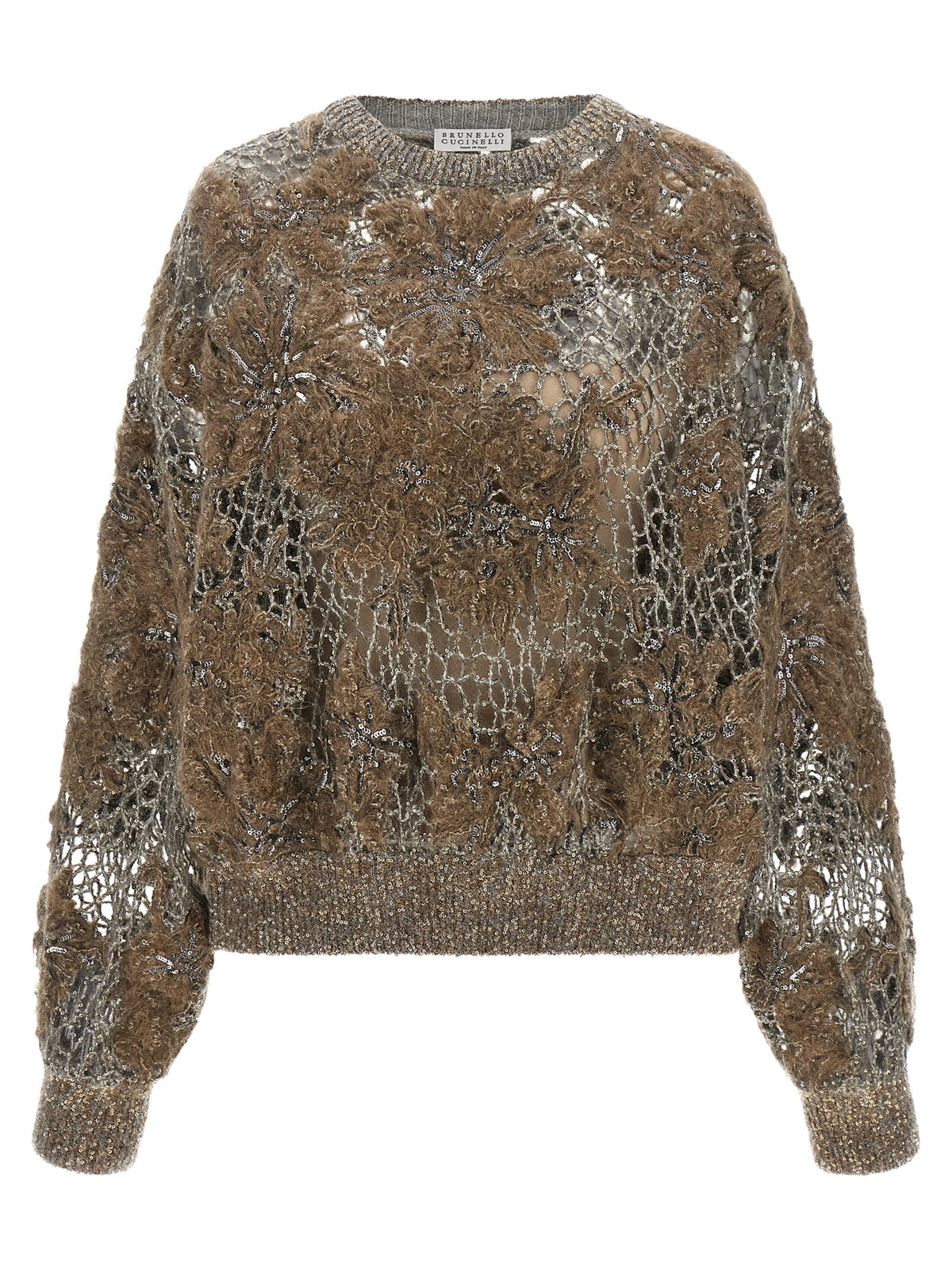 BRUNELLO CUCINELLI Brunello Cucinelli Women 'Whispering Bloom Embroidery' Sweater