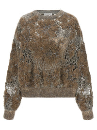 BRUNELLO CUCINELLI Brunello Cucinelli Women 'Whispering Bloom Embroidery' Sweater