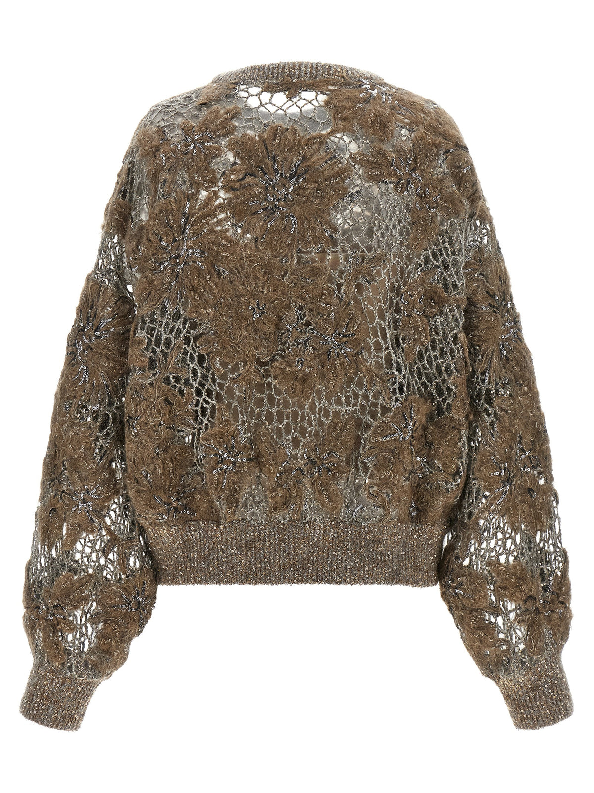 BRUNELLO CUCINELLI Brunello Cucinelli Women 'Whispering Bloom Embroidery' Sweater