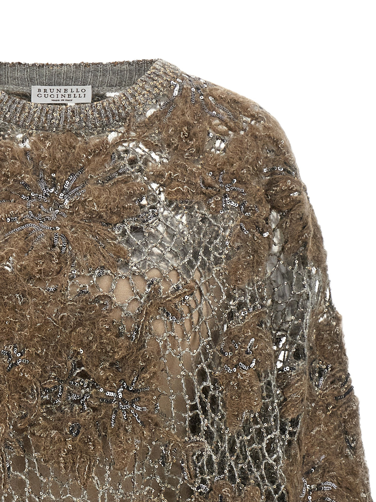 BRUNELLO CUCINELLI Brunello Cucinelli Women 'Whispering Bloom Embroidery' Sweater