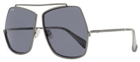 Max Mara Elsa Sunglasses MM0006 32N Gunmetal/Horn 64mm Gunmetal Horn