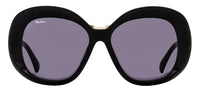 Max Mara Edna Alt Fit Sunglasses MM0087-F 01A Black 55mm