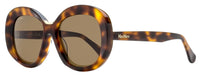 Max Mara Edna Alt Fit Sunglasses MM0087-F 52E Dark Havana 55mm Dark Havana