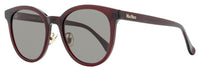 Max Mara Pantos Alt Fit Sunglasses MM0106-K 69A Maroon 54mm Maroon
