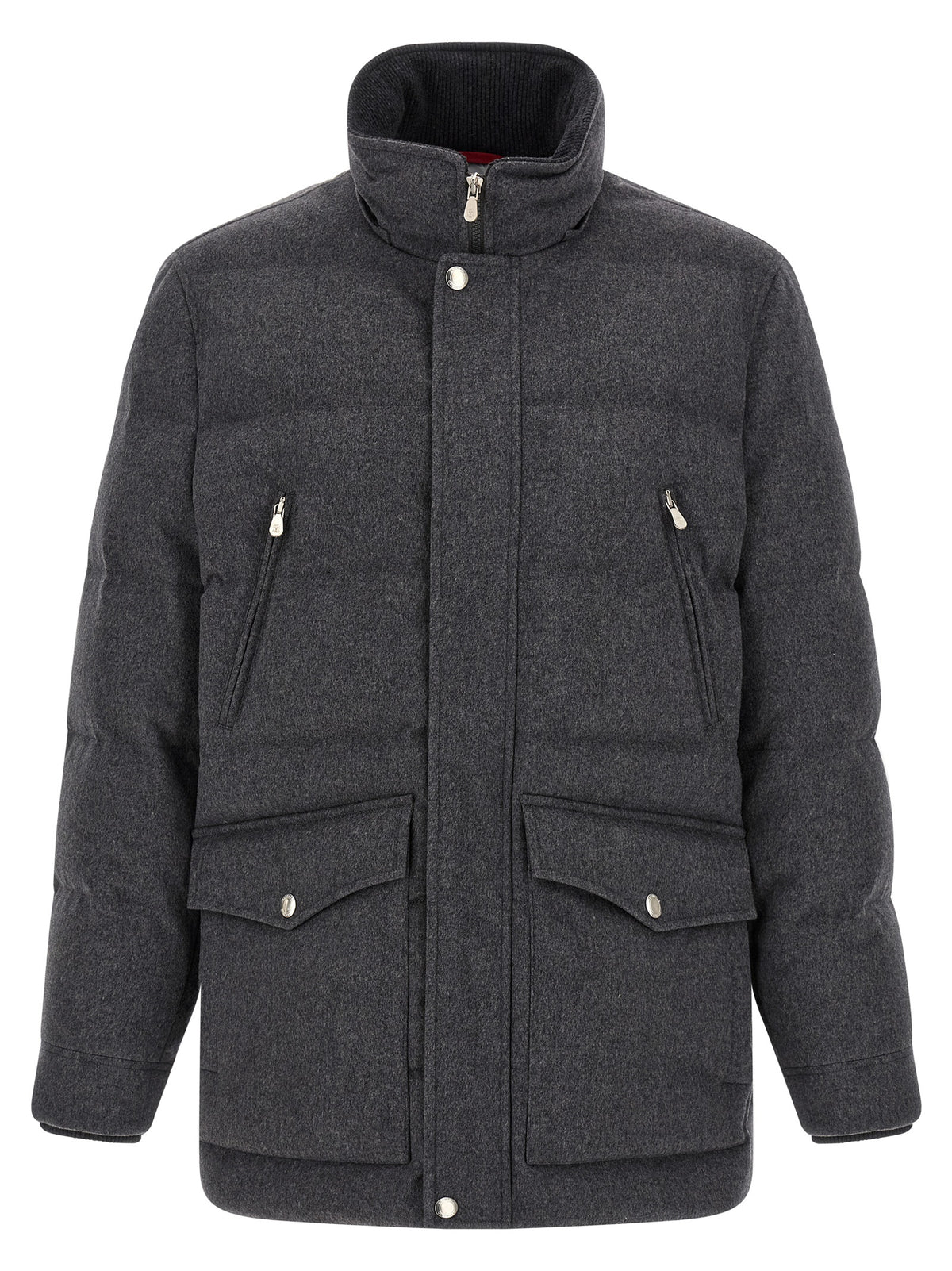 BRUNELLO CUCINELLI Brunello Cucinelli Men Membrane Wool Flannel Parka