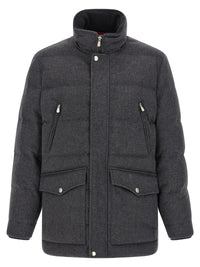 BRUNELLO CUCINELLI Brunello Cucinelli Men Membrane Wool Flannel Parka