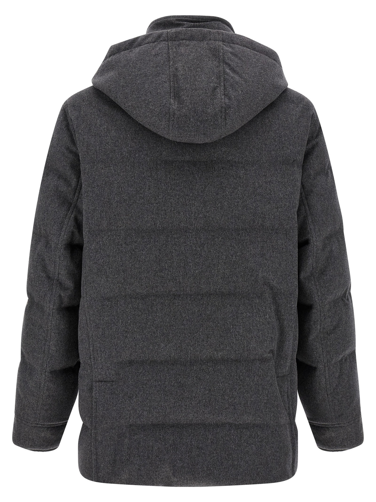 BRUNELLO CUCINELLI Brunello Cucinelli Men Membrane Wool Flannel Parka