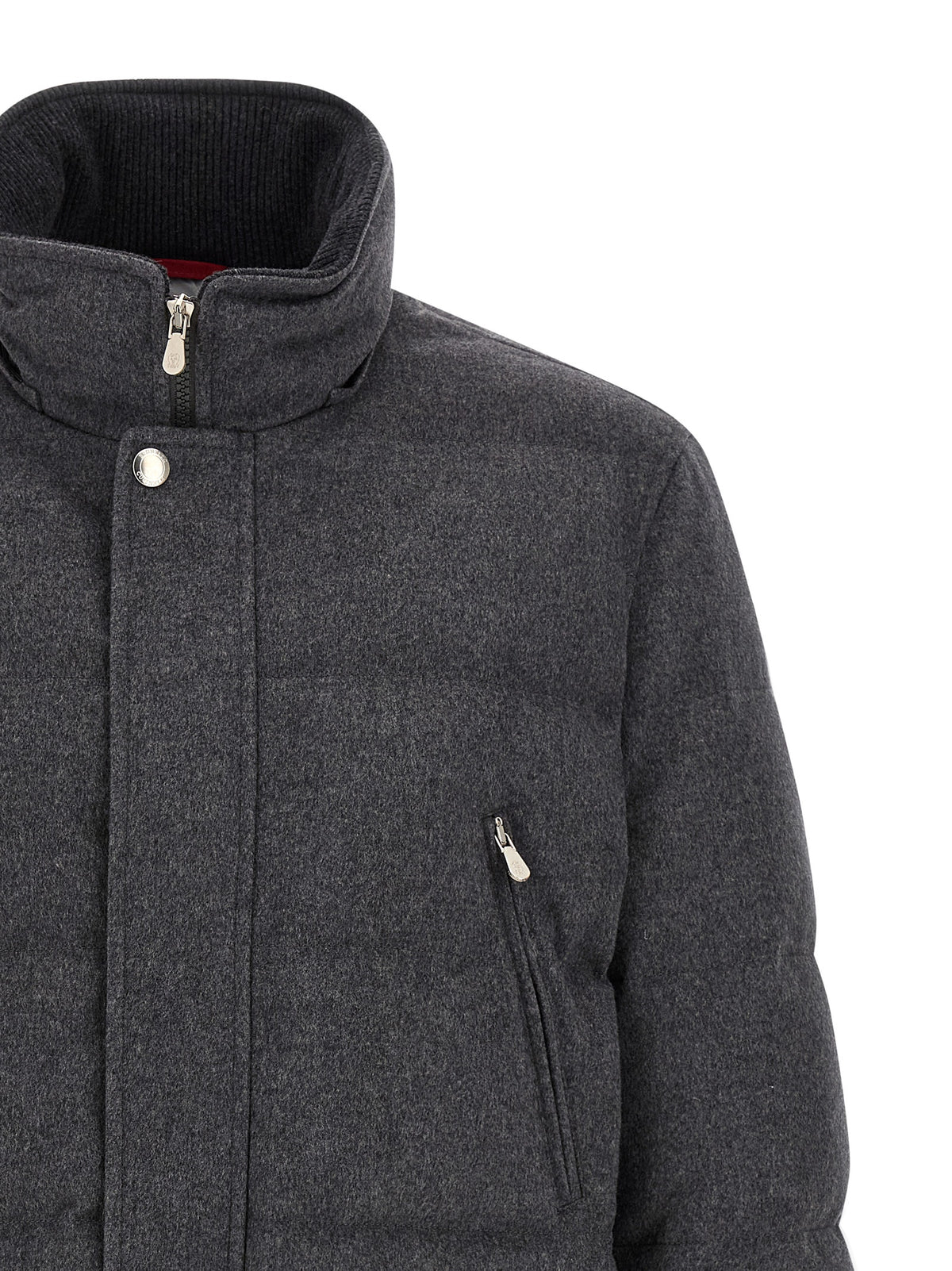BRUNELLO CUCINELLI Brunello Cucinelli Men Membrane Wool Flannel Parka
