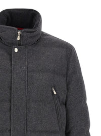 BRUNELLO CUCINELLI Brunello Cucinelli Men Membrane Wool Flannel Parka