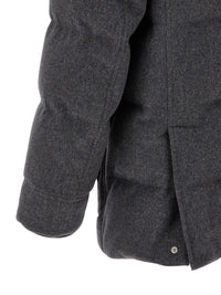 BRUNELLO CUCINELLI Brunello Cucinelli Men Membrane Wool Flannel Parka