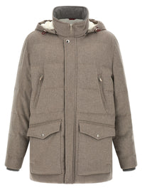 BRUNELLO CUCINELLI Brunello Cucinelli Men Membrane Wool Flannel Parka