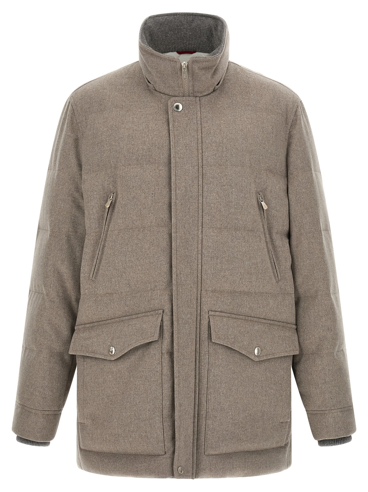 BRUNELLO CUCINELLI Brunello Cucinelli Men Membrane Wool Flannel Parka